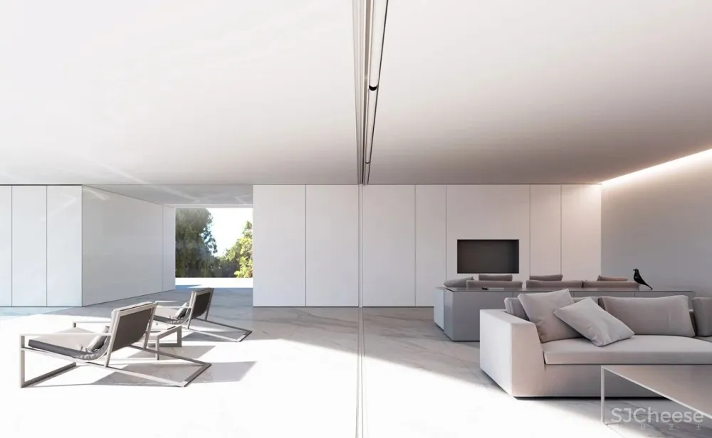 美爆了,白色极简主义别墅!