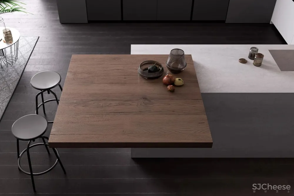 studiopodrini新作 高级灰奢华厨房