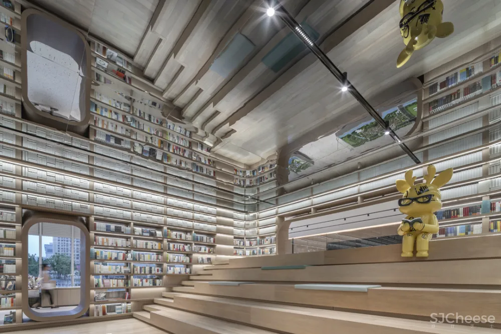 阅时光—新式多功能书店 共生形态设计