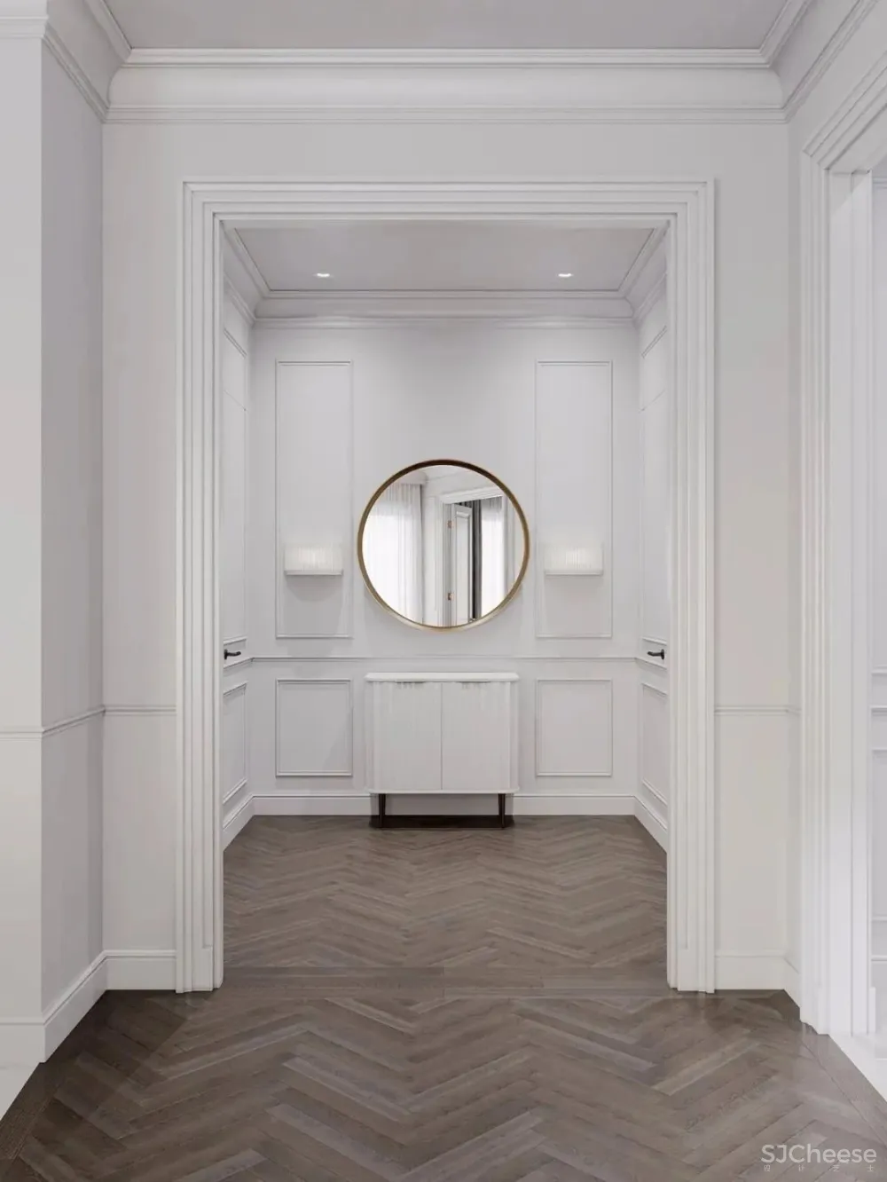 128㎡四口之家,不动声色的优雅气派!