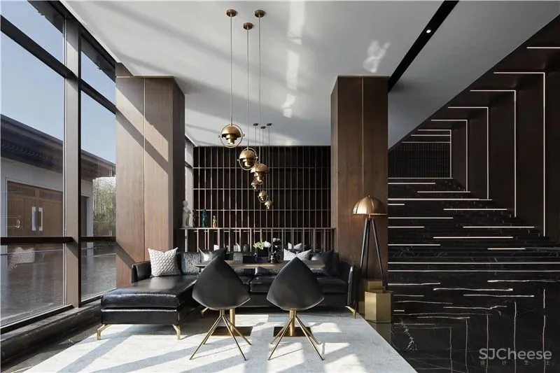 锋尚设计:流动的光与影 滨河珑府销售中心! 中国国际室内设计年鉴