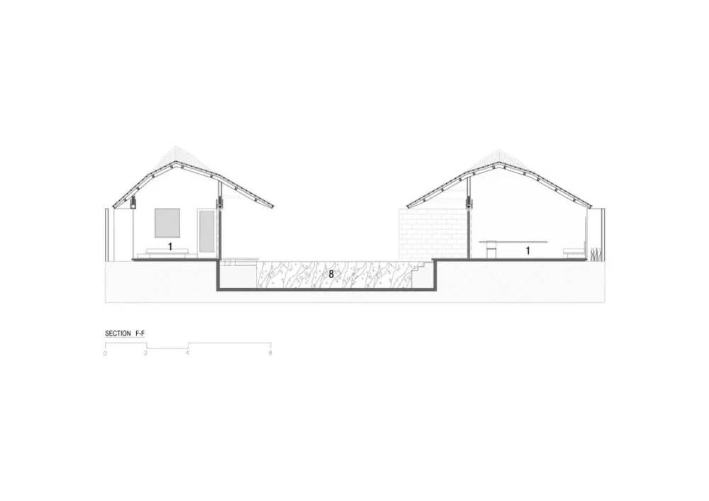 传统材料与现代元素的融合-印尼Santai隐世度假别墅！