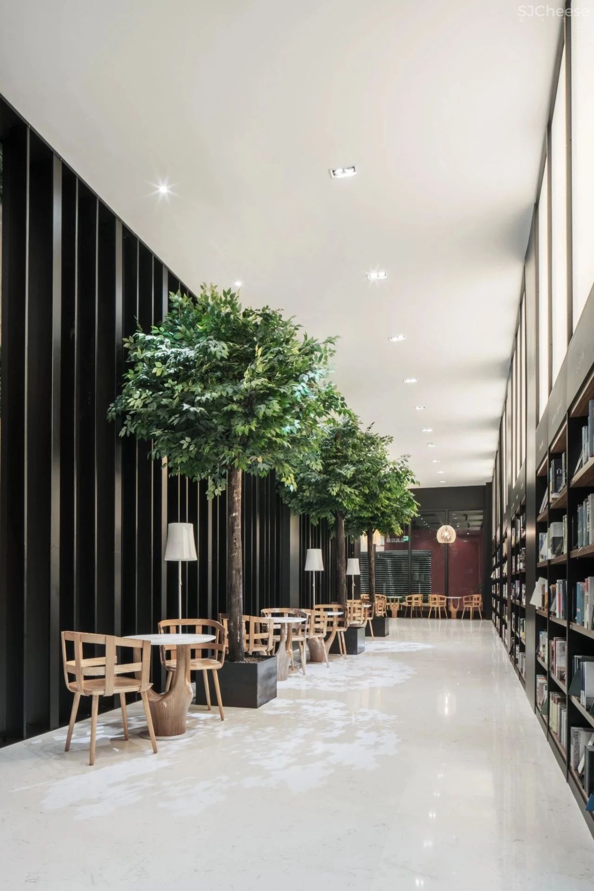 李玮珉新作 成都「九方書店」效果图和实景照片