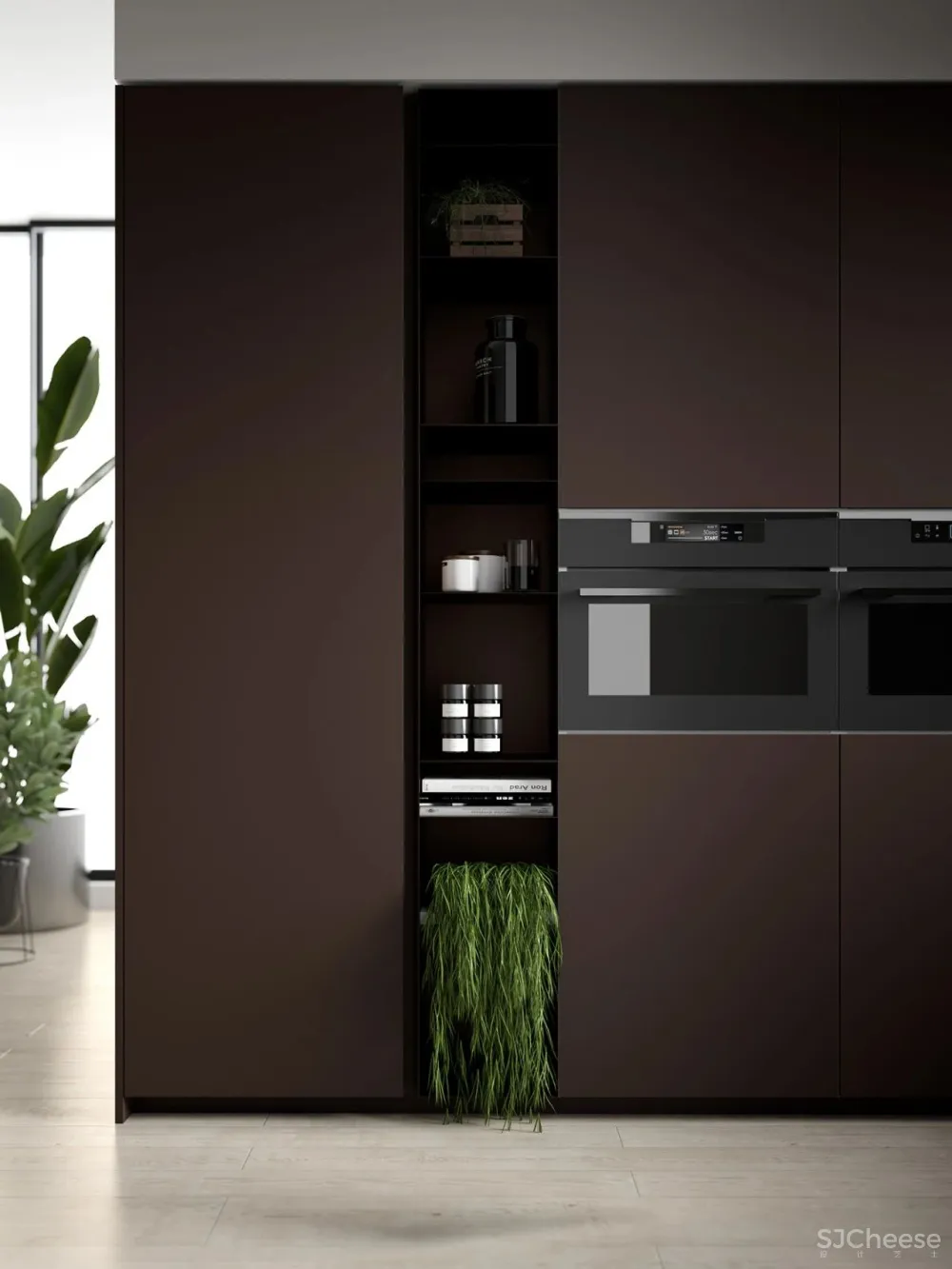 studiopodrini新作 高级灰奢华厨房