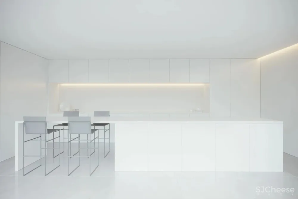 美爆了,白色极简主义别墅!