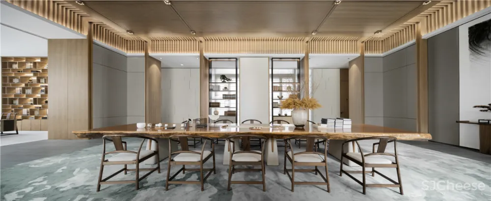 成都「天府上城」售楼中心,以山水重塑东方美学设计!