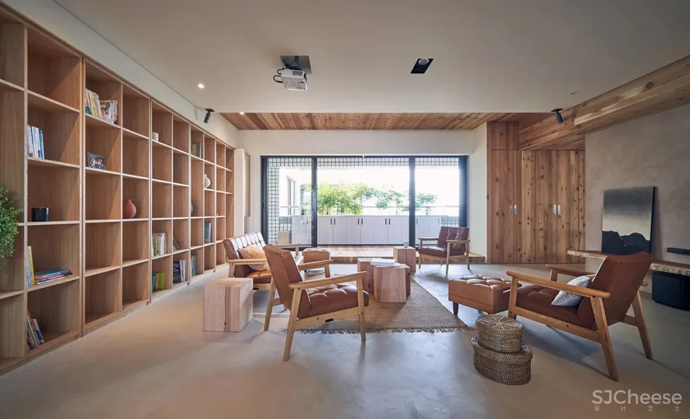 224.4㎡老宅改造:佛系清雅宅,原木自然居