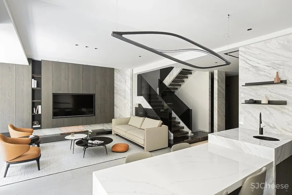 铭人空间设计丨中梁首府锦园280㎡