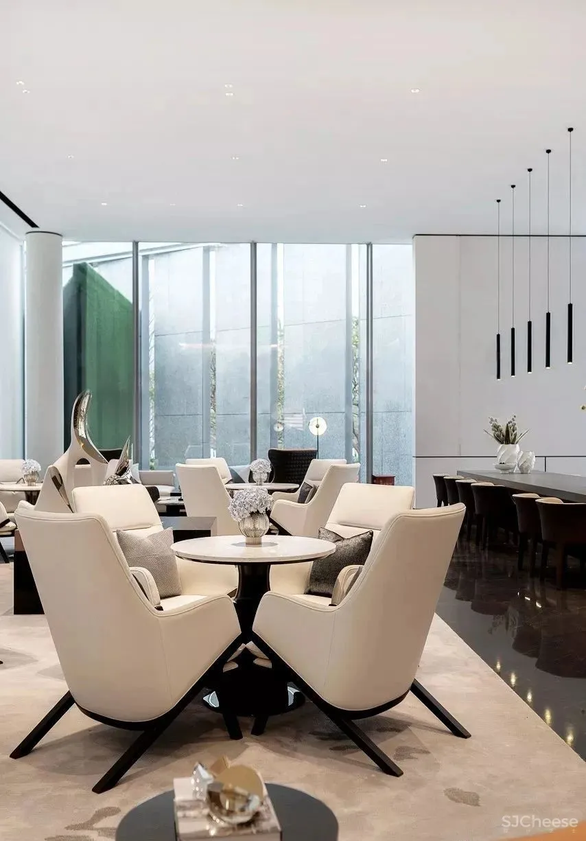 香港環亞聯合設計:自然闲适、悠然忘我 时代滨江上品销售中心! 中国国际室内设计年鉴