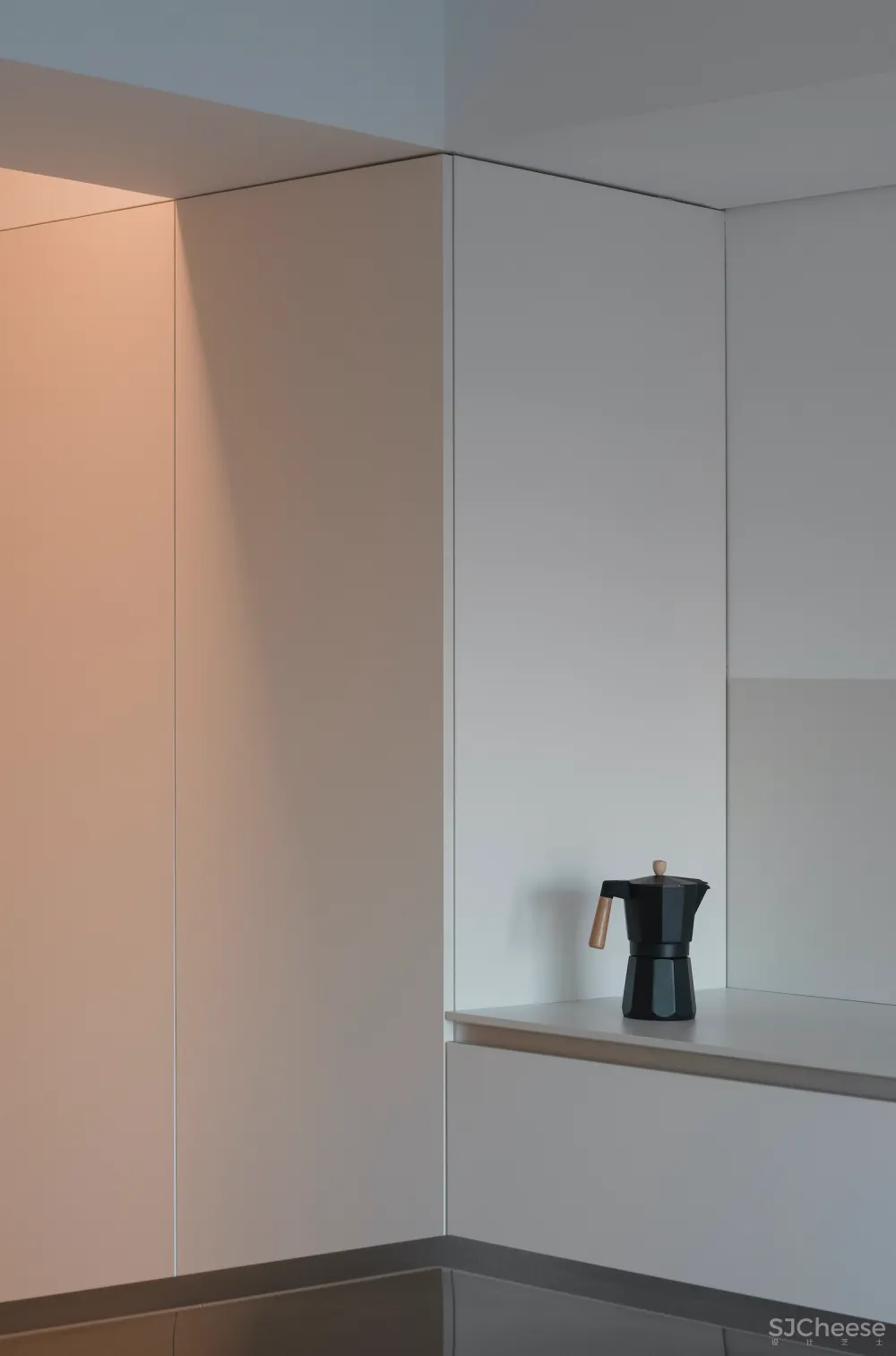 130㎡极简白, 线条简洁才更高级