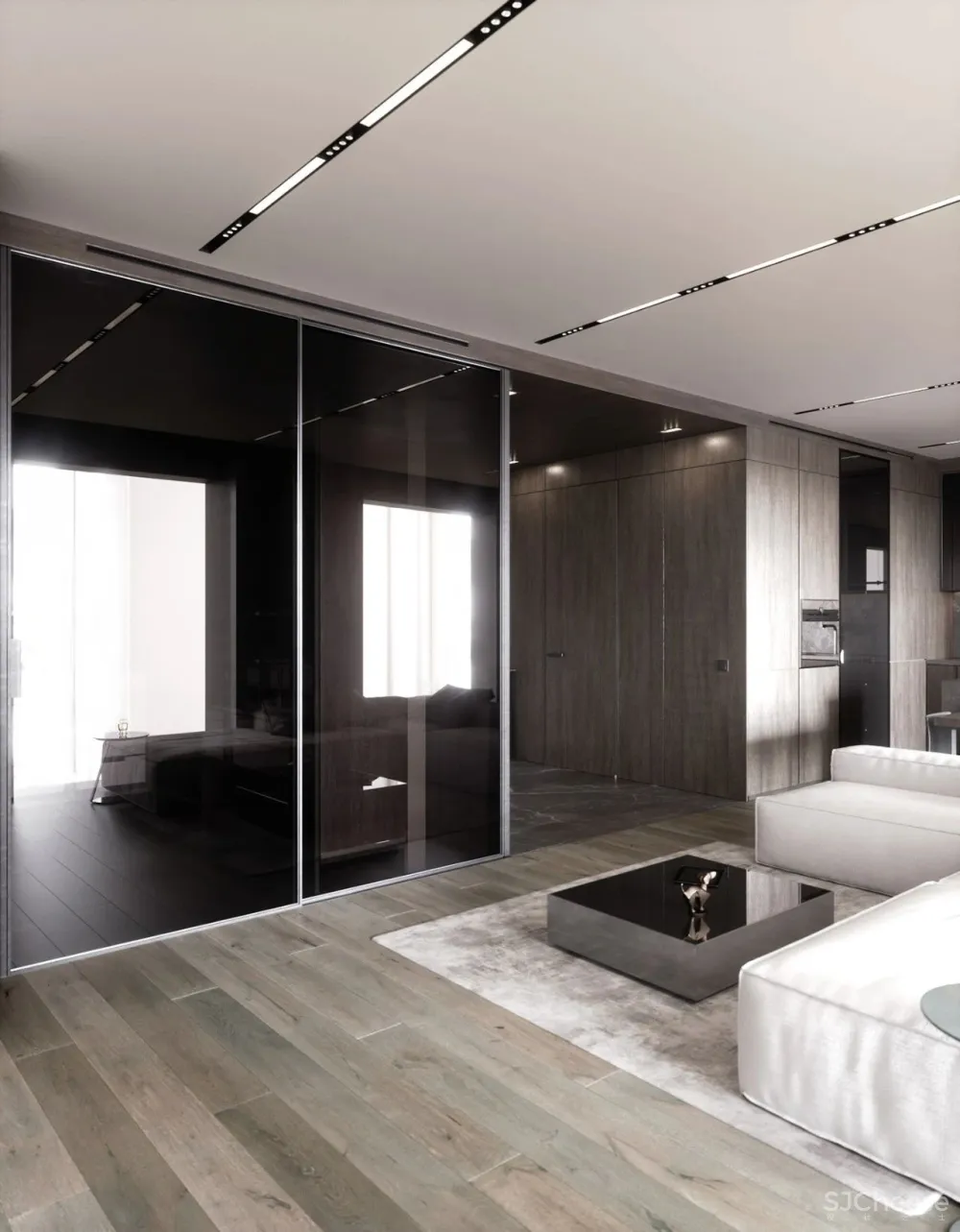 60㎡二房一厅,新古典的优雅气派!