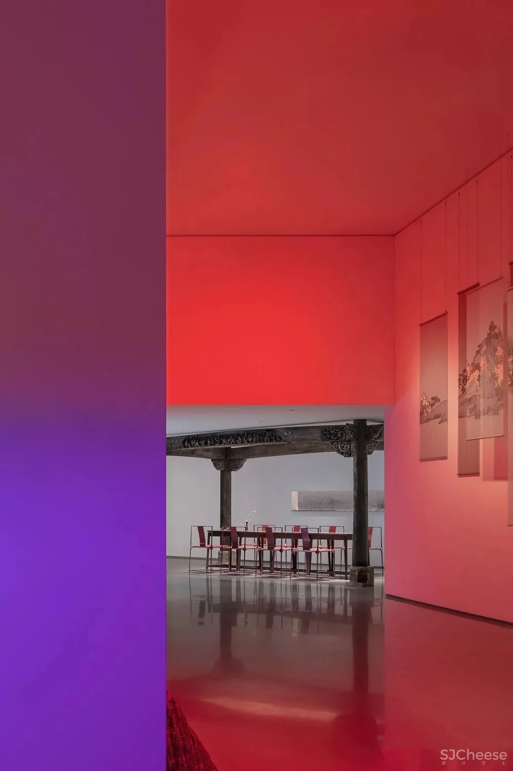 梁建国x蔡文齐新作丨噫吁唏艺术馆,推开色彩幻象的门