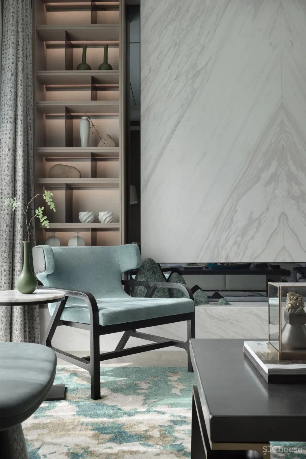 高级灰融合水墨意象,演绎超美新中式!