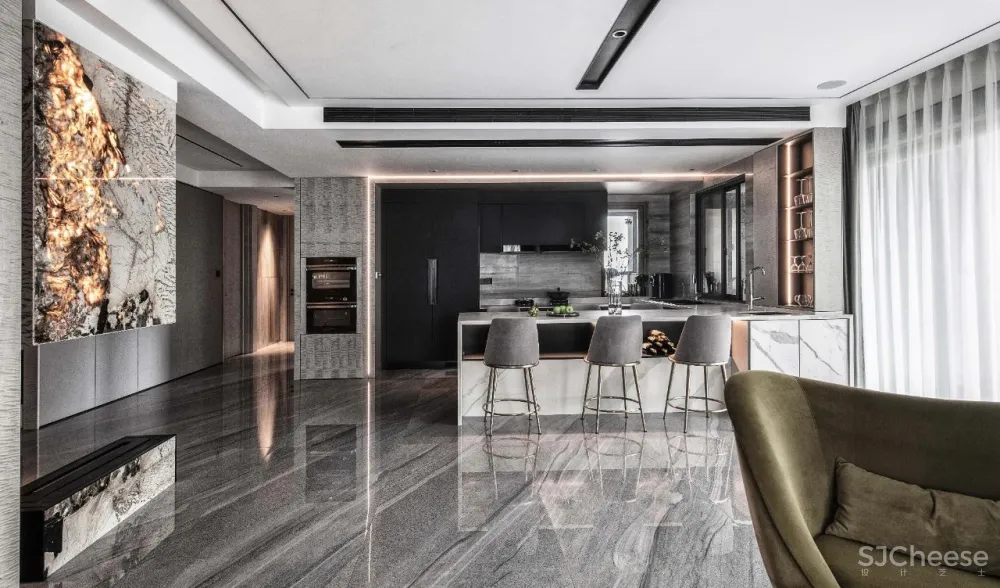 任喆辉:228m²现代私宅,优雅高级,彰显不凡