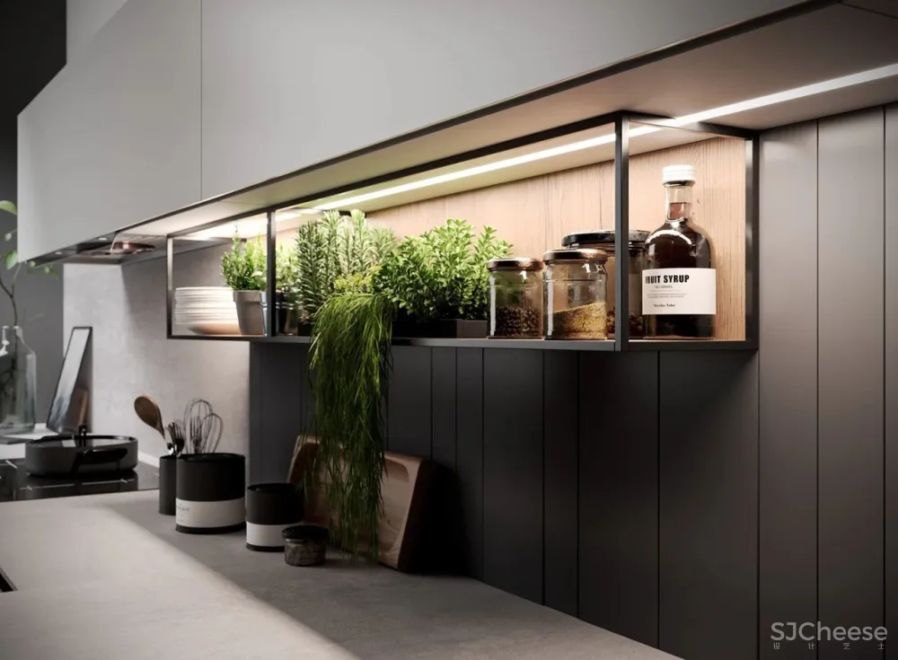 studiopodrini新作 高级灰奢华厨房