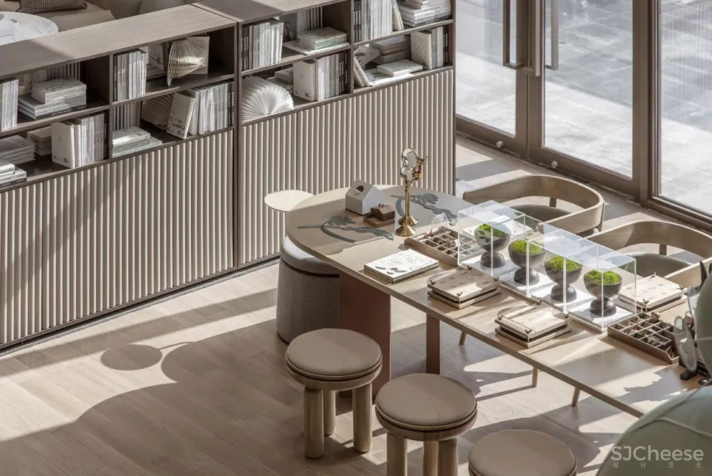 售楼处摒弃营销感,有温度的设计,打造场景式社区空间