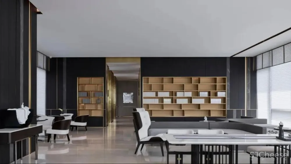 宁静简约灰,自然、静雅的当代人居!