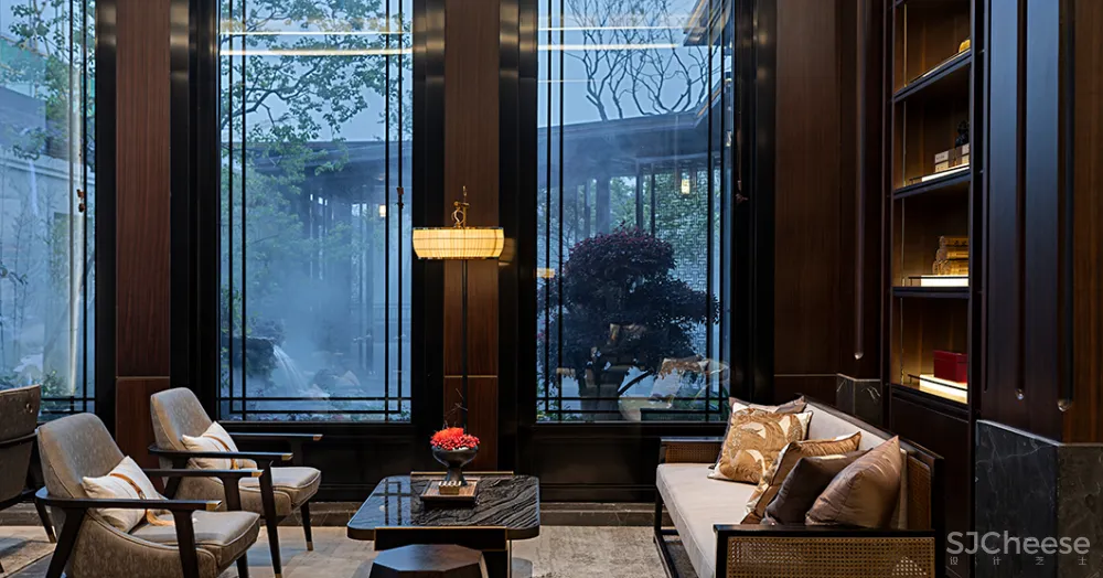 吴文粒:1745㎡绝美中式庭院,一帘诗意、四水归情!