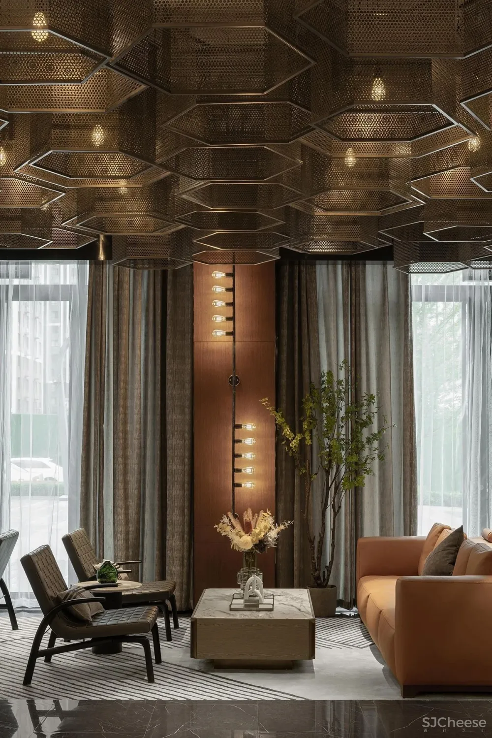 尚石设计丨大连旭辉公元售楼处