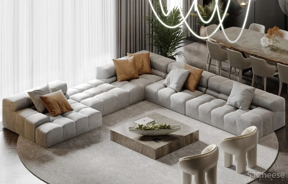 305㎡顶层复式,都市轻奢范!