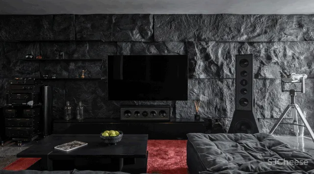 高级黑的家,就是这么酷