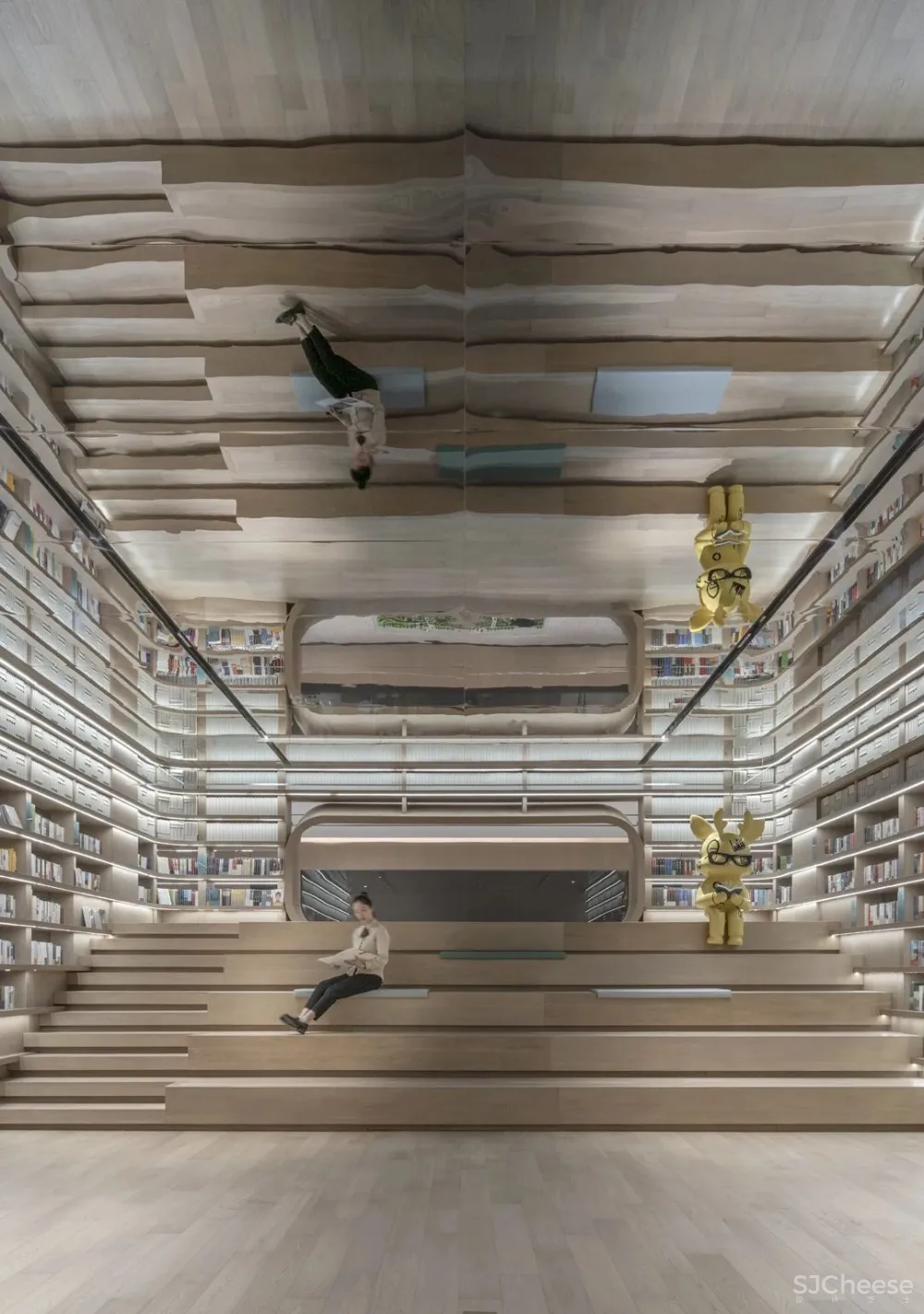 阅时光—新式多功能书店 共生形态设计