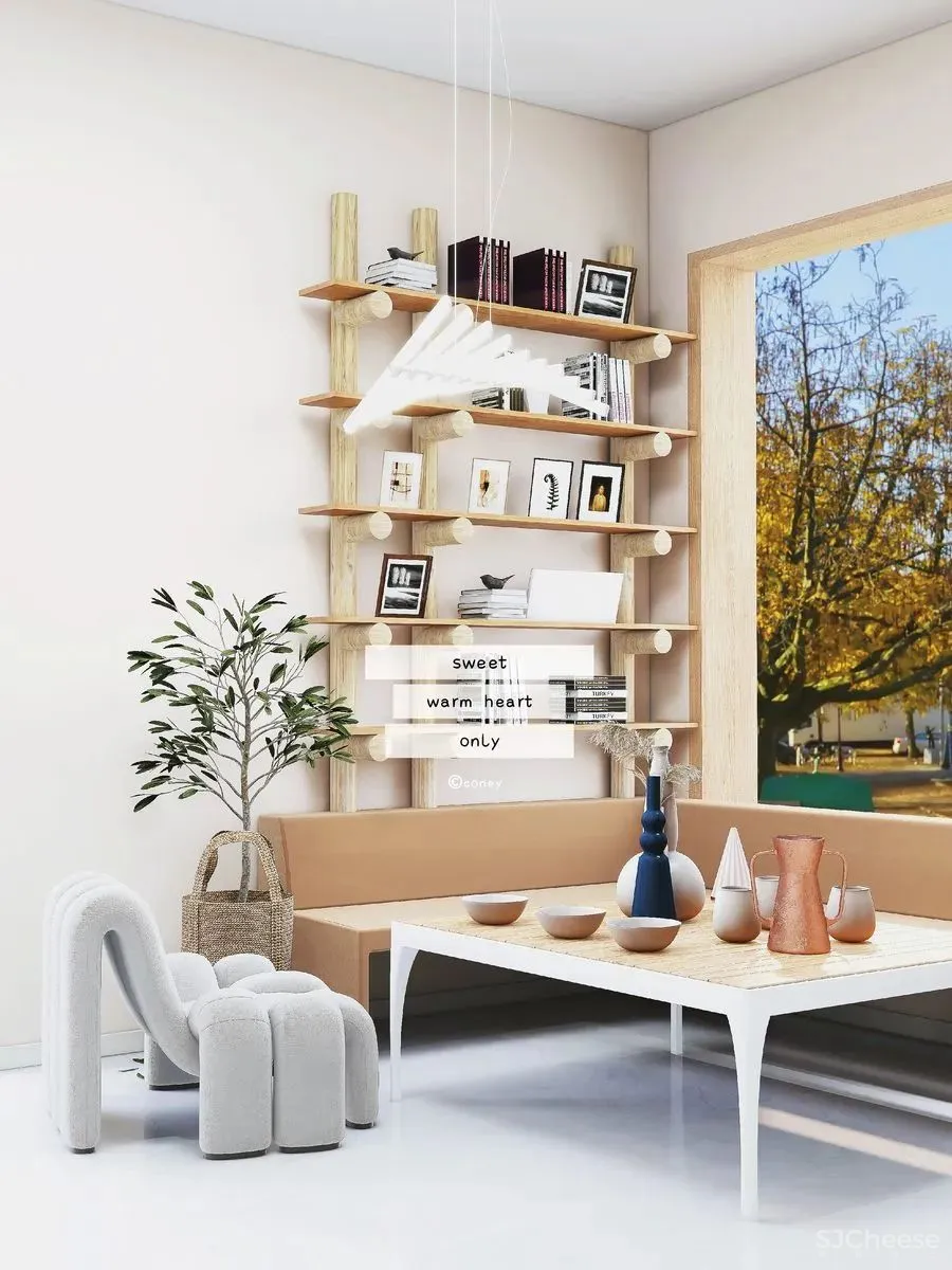 作品欣赏 暖色系 原木风,这也太治愈了吧!