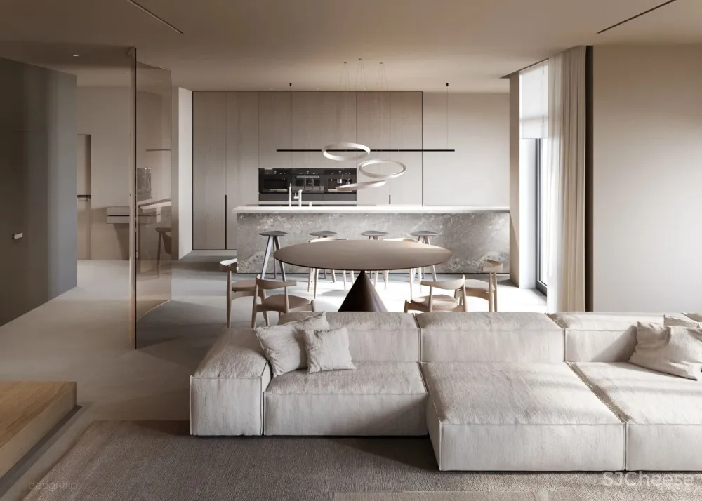 204㎡ 复式私宅,简约大气