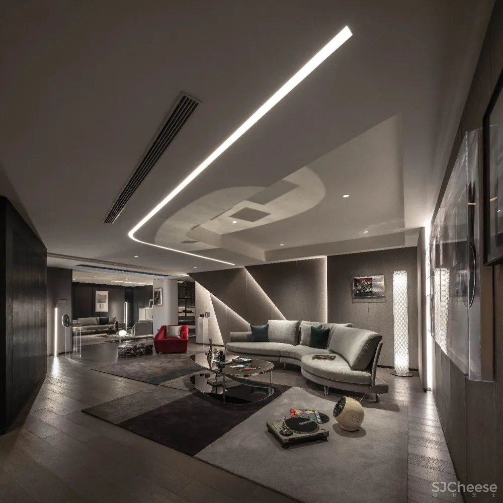 400m²“超美学”叠拼样板间,解密奢华墅作之空间狂想!