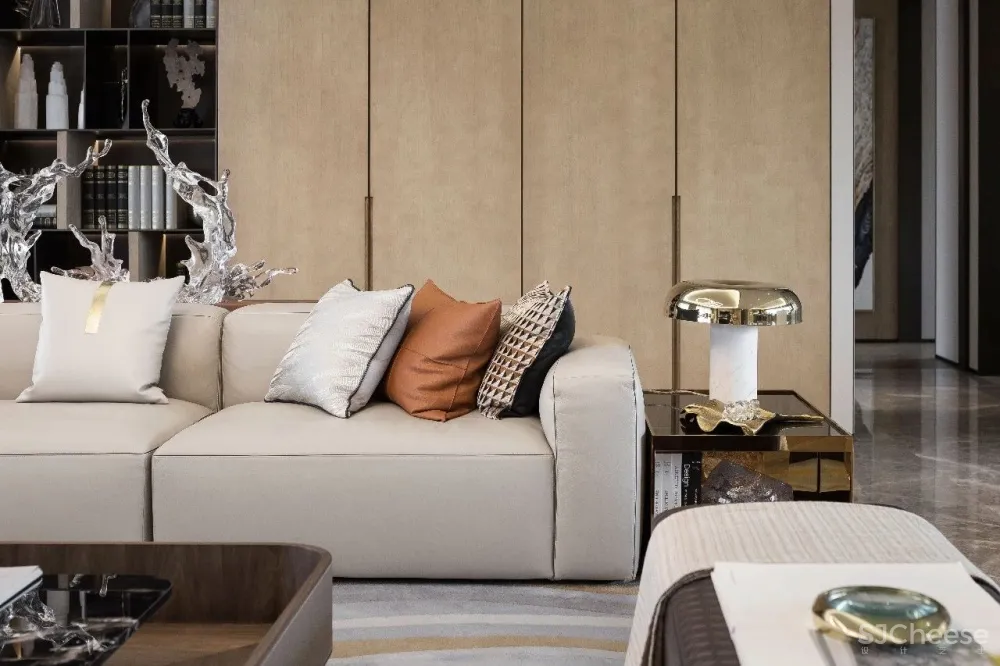 240㎡轻奢住宅,重构古典与现代的写意美学!