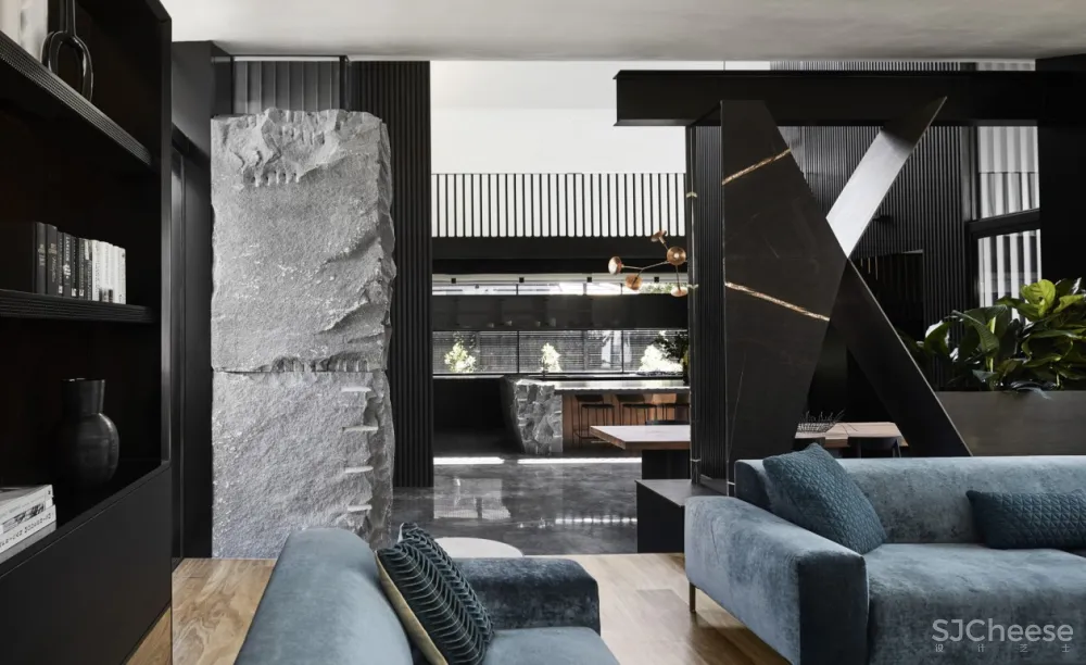 Splinter Society 基石住宅,原始质感中的精致生活