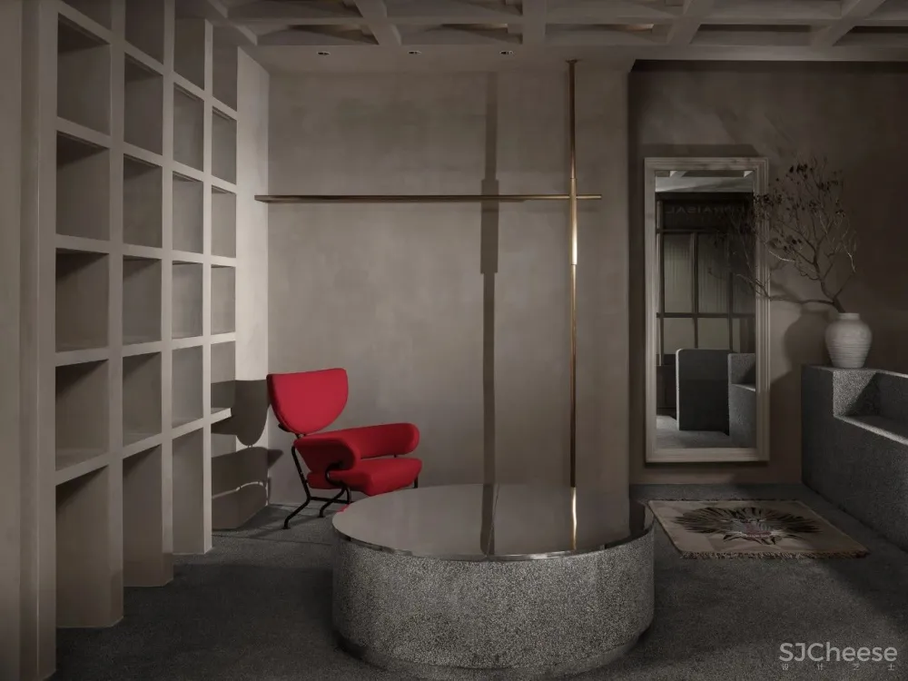 文超:128㎡灰木系空间,这样的复古才够味!