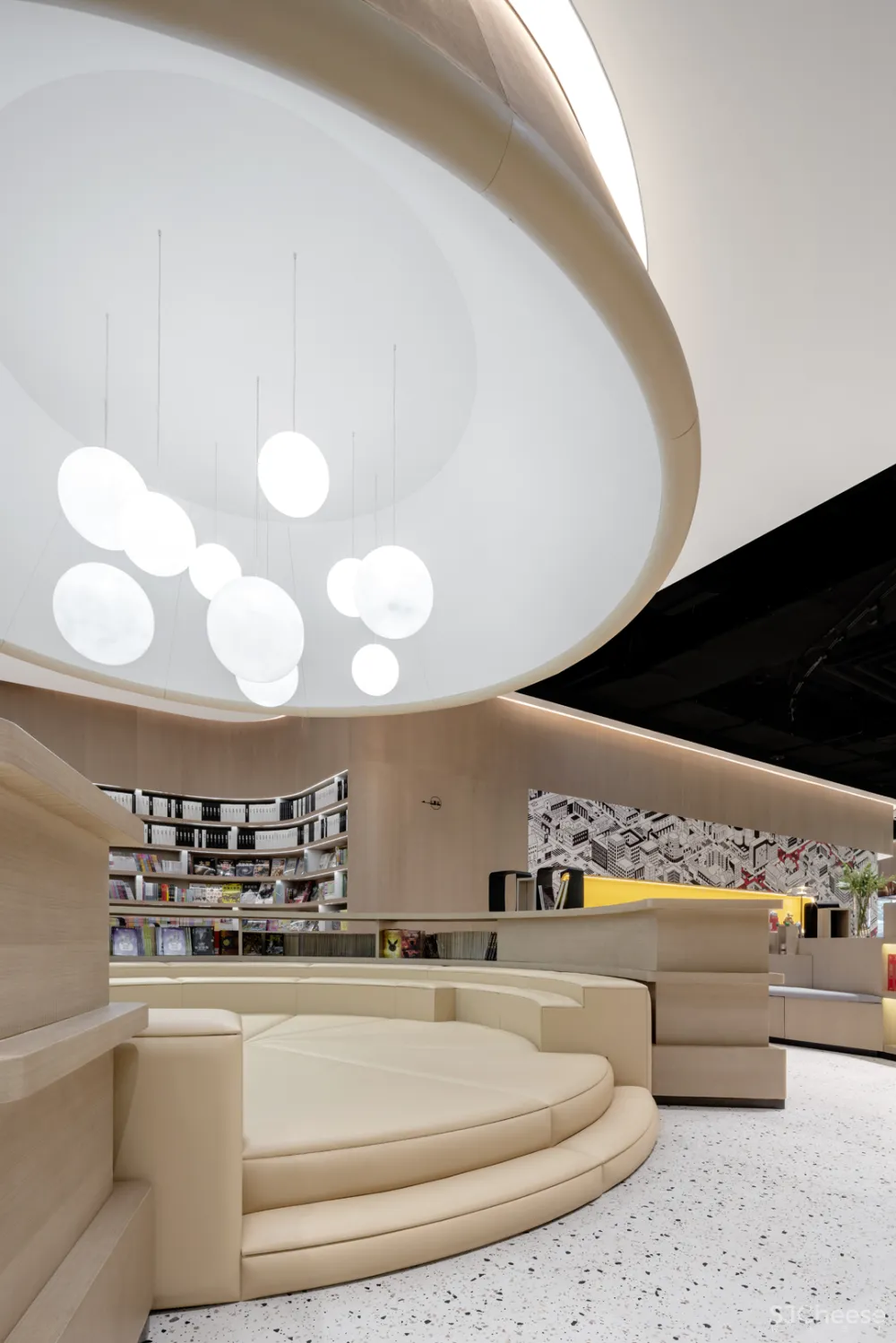 阅时光—新式多功能书店 共生形态设计