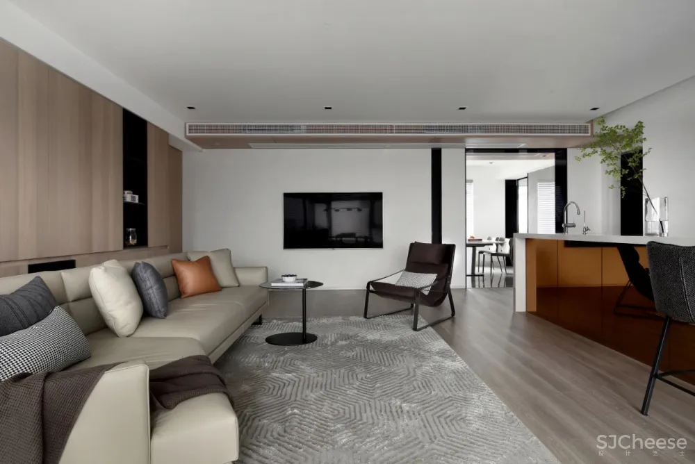 200㎡简约风私宅,自在生活的诗和远方!