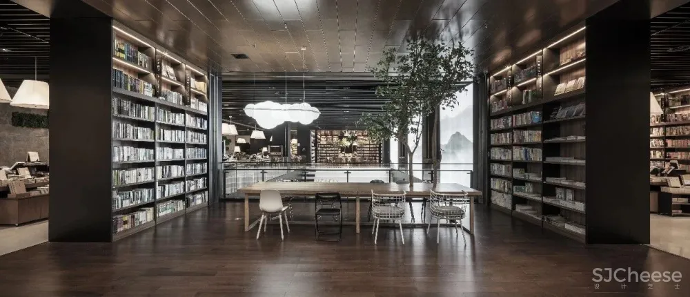 李玮珉新作 成都「九方書店」效果图和实景照片