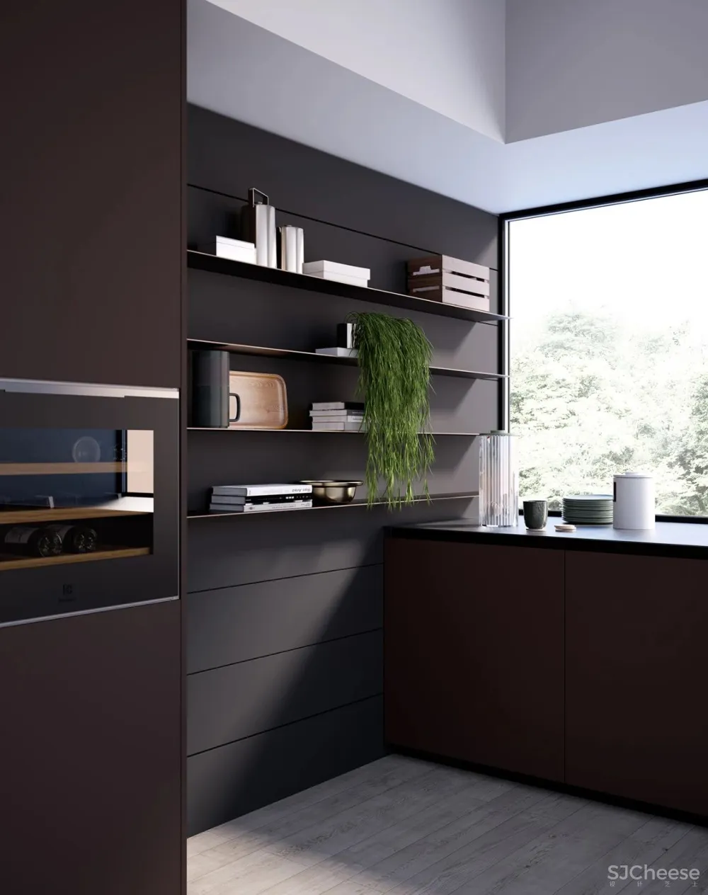 studiopodrini新作 高级灰奢华厨房