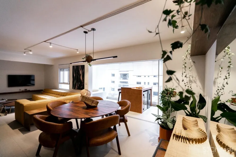 为了呼朋唤友,你愿意把115平米的空间做成这样吗?