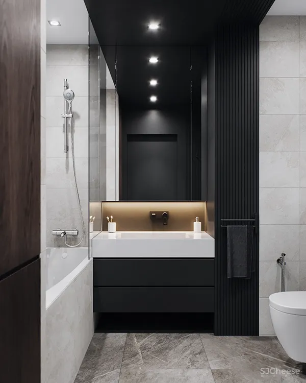 110㎡ 两室一厅,灯光这样设计更优雅!