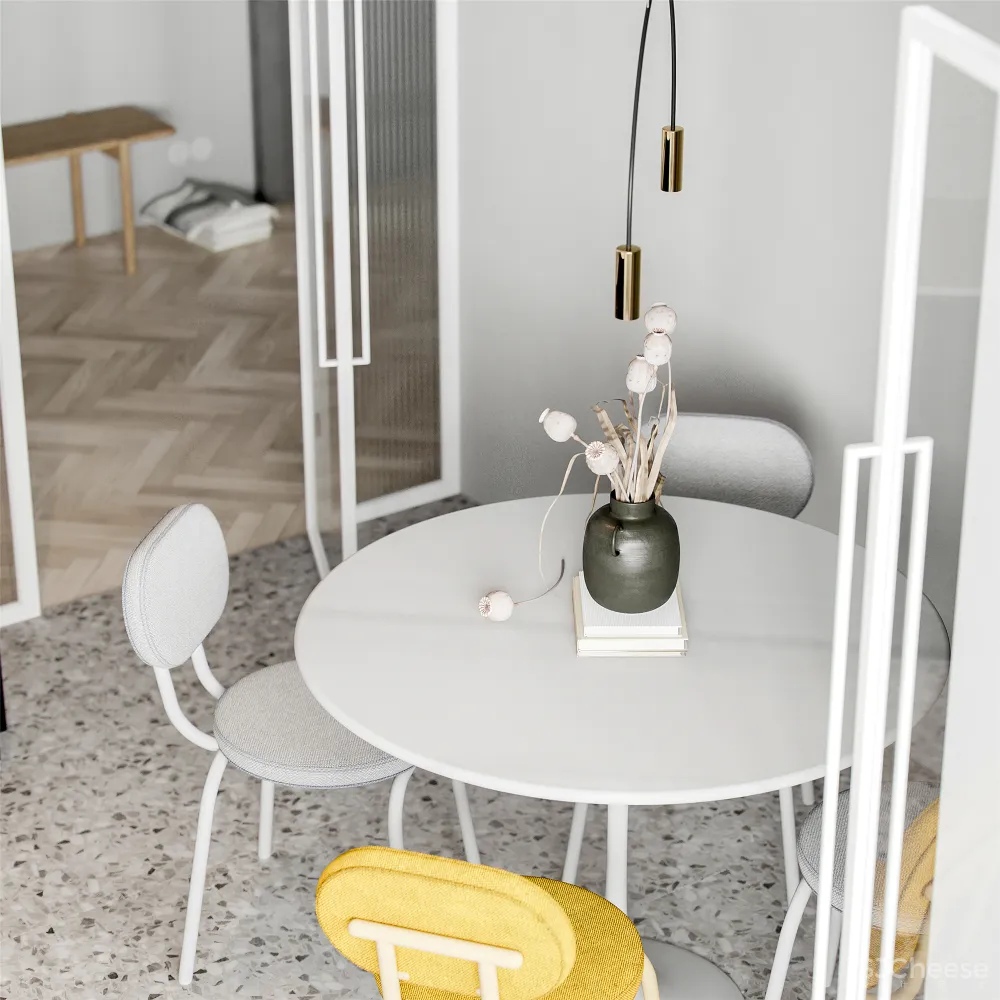 90㎡轻奢三房，艺术品这么用太有腔调