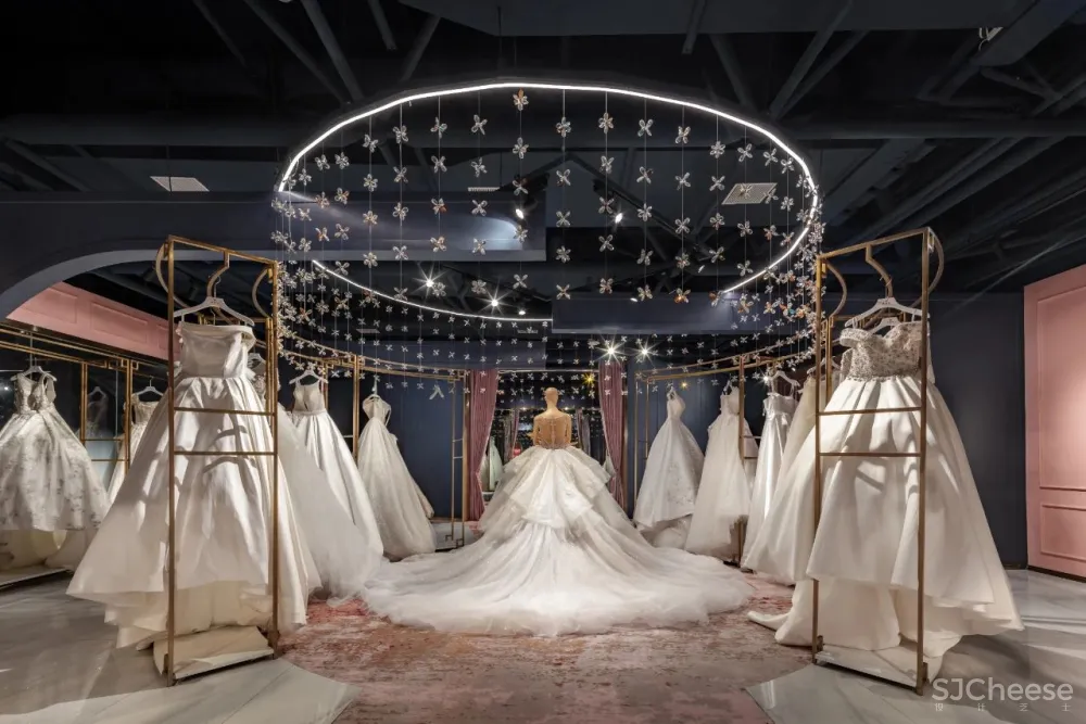 新作 苏作人装饰设计:梦中的婚纱店,是极致的Romantic!