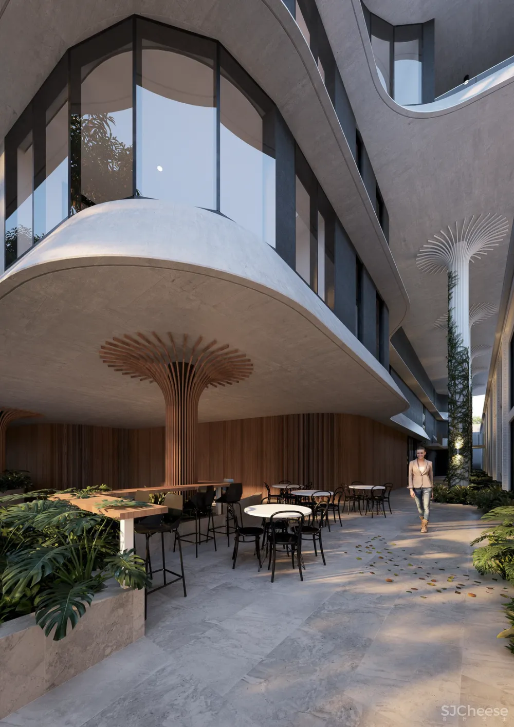 8组住宅效果图,原来大户型更适合极简风!