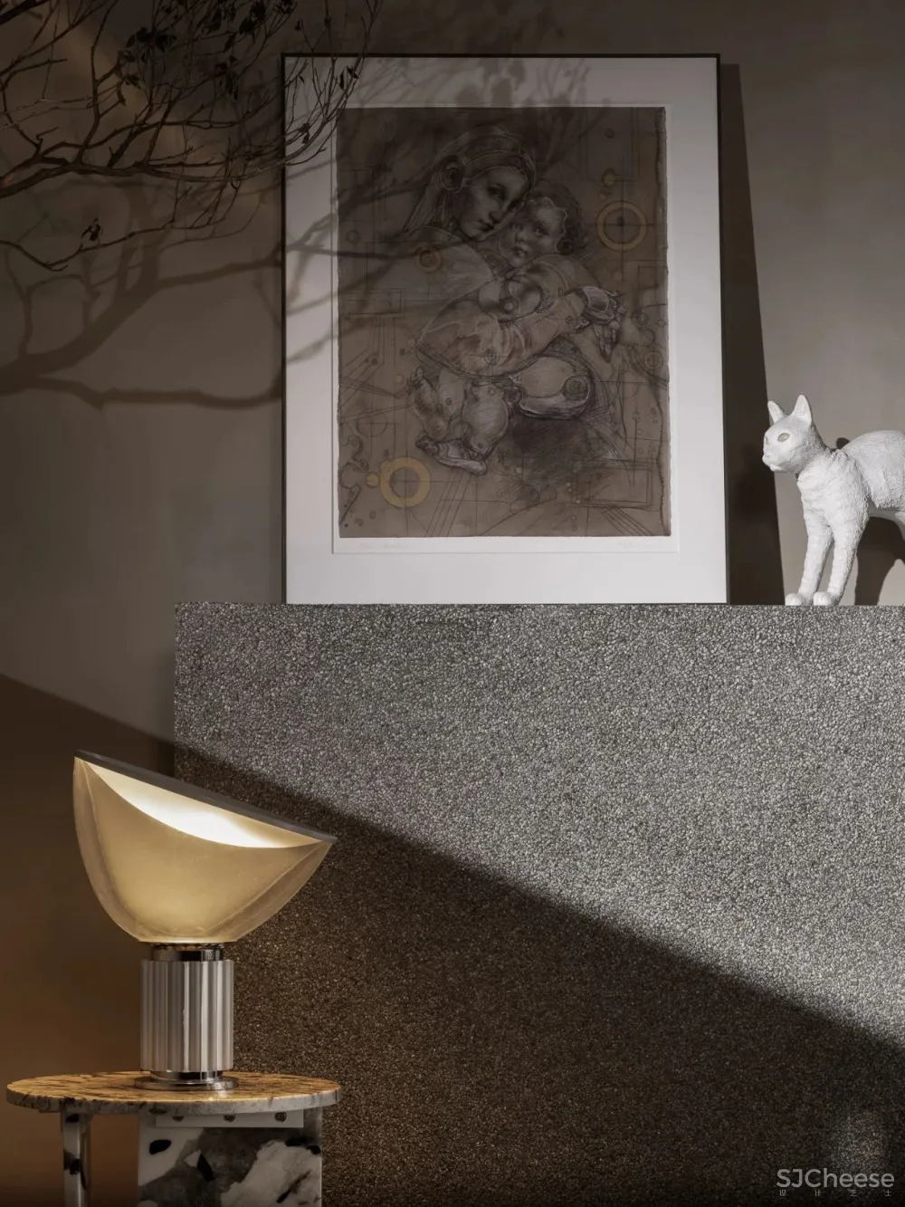 文超:128㎡灰木系空间,这样的复古才够味!