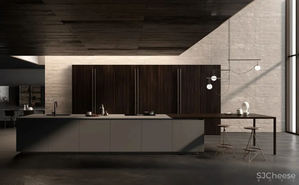 studiopodrini新作 高级灰奢华厨房