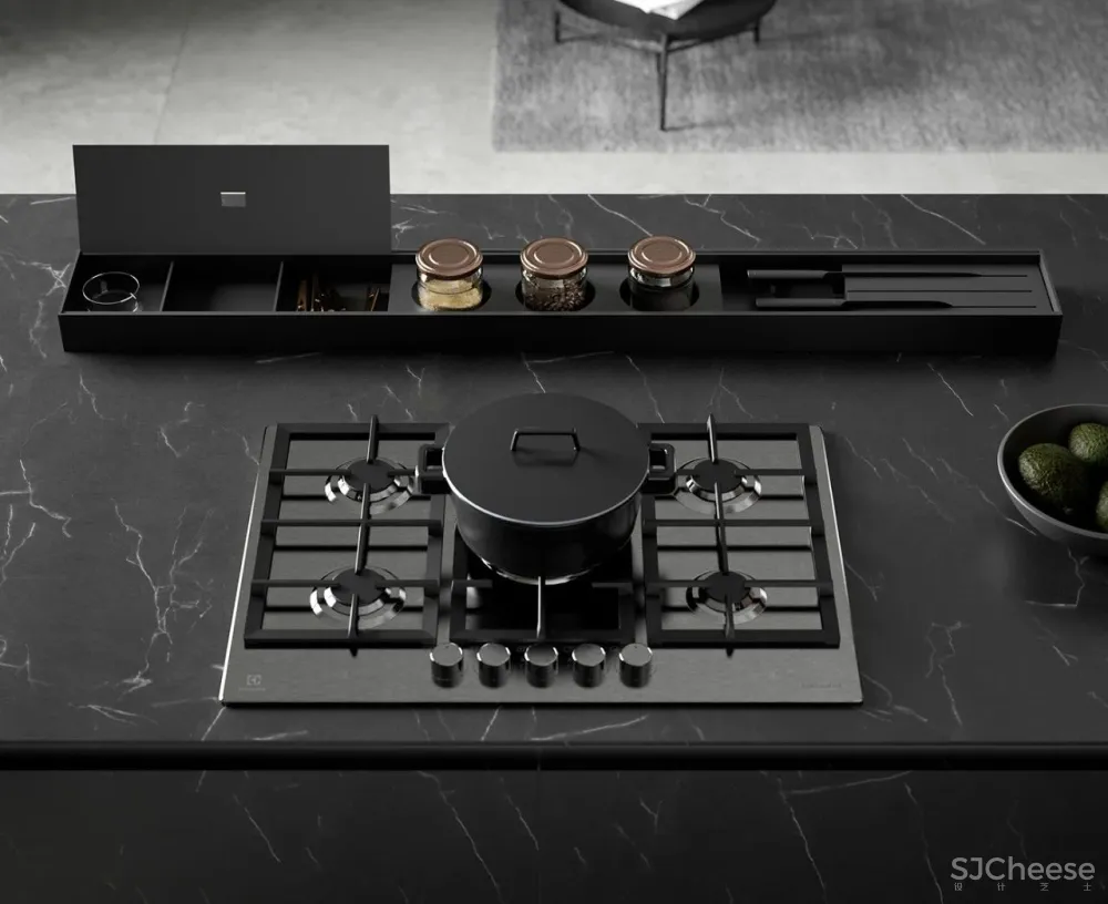 studiopodrini新作 高级灰奢华厨房