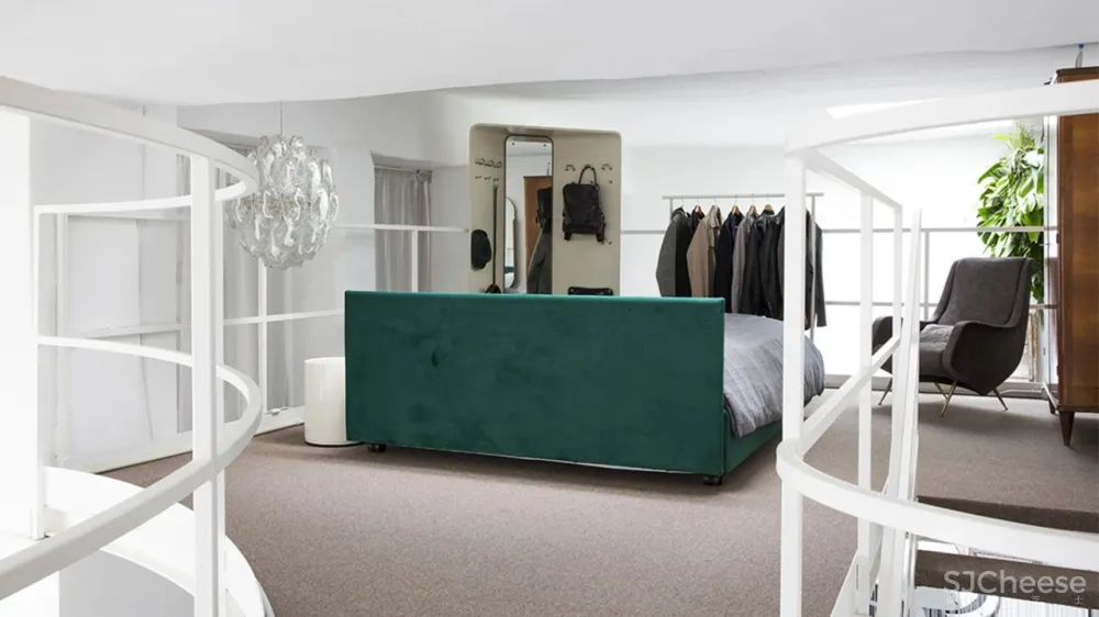 摆满艺术品的 LOFT,才是有腔调的家