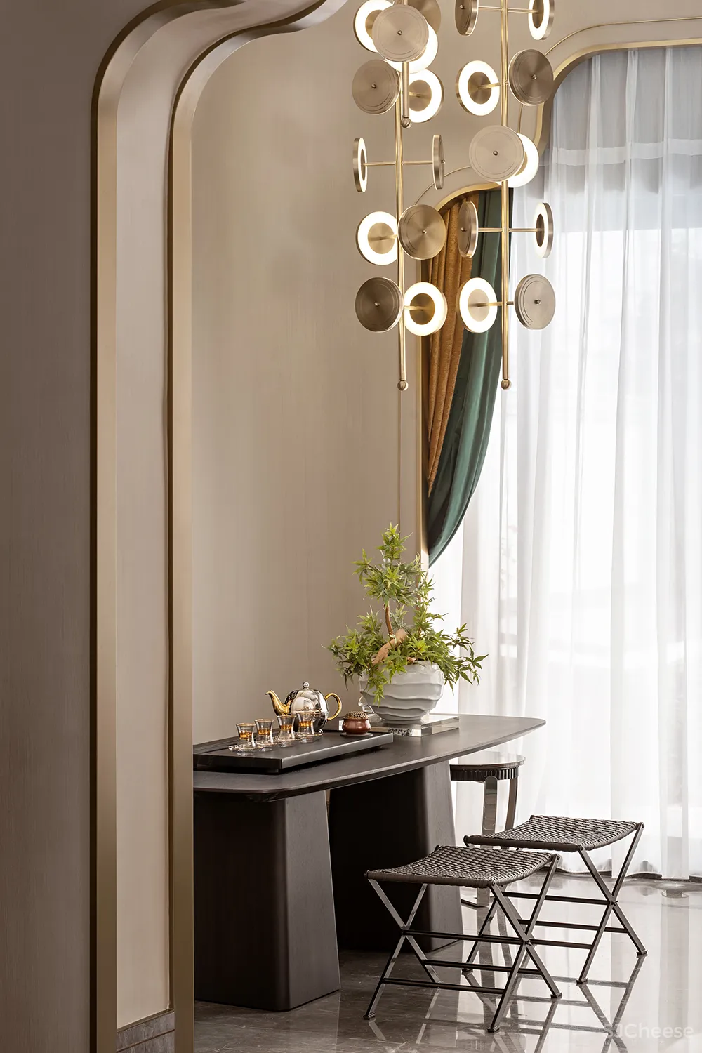 504㎡时尚民国范儿,摩登与传统的邂逅,美极了!