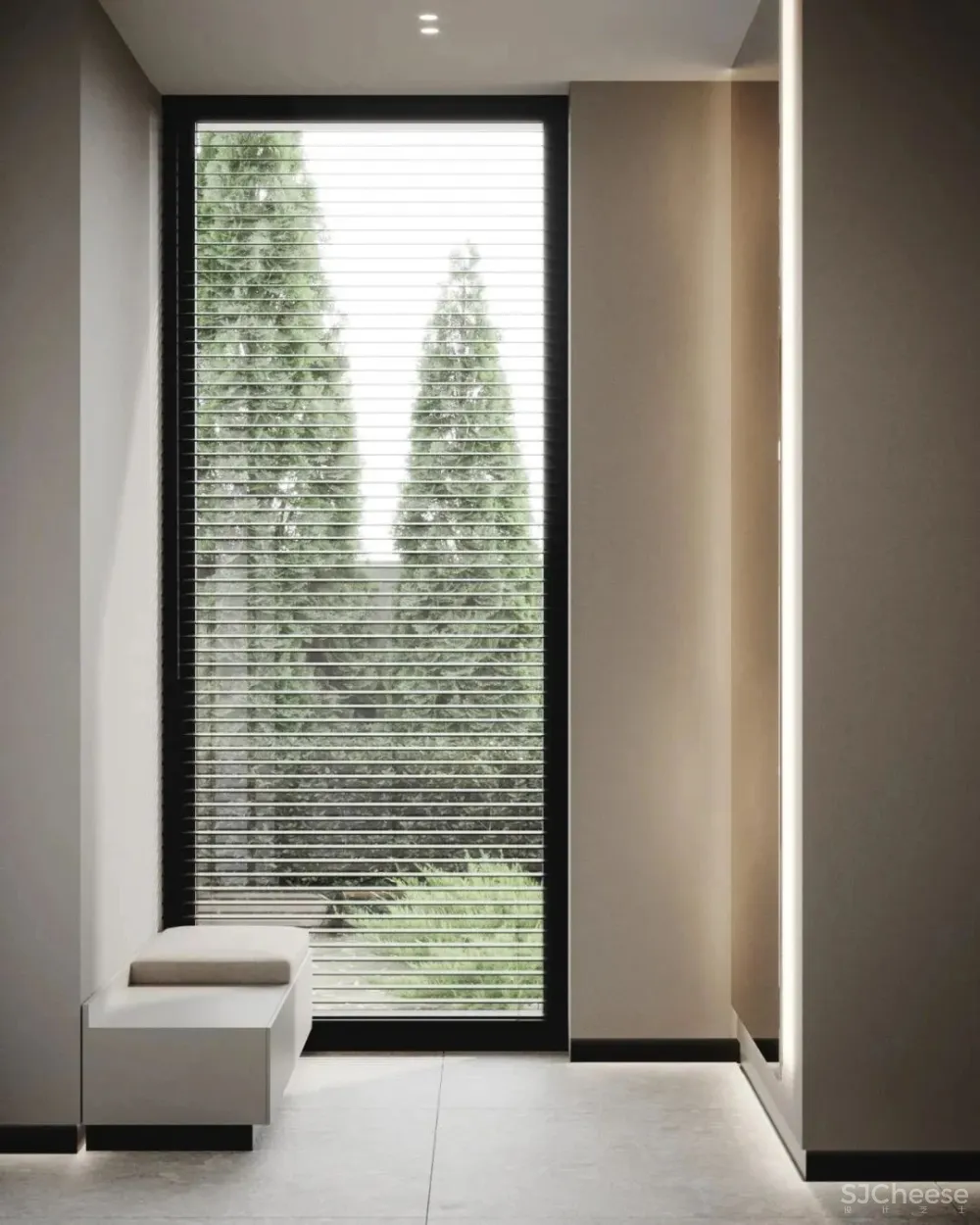 自然光打造215㎡私人住宅,一半原木一半阳光