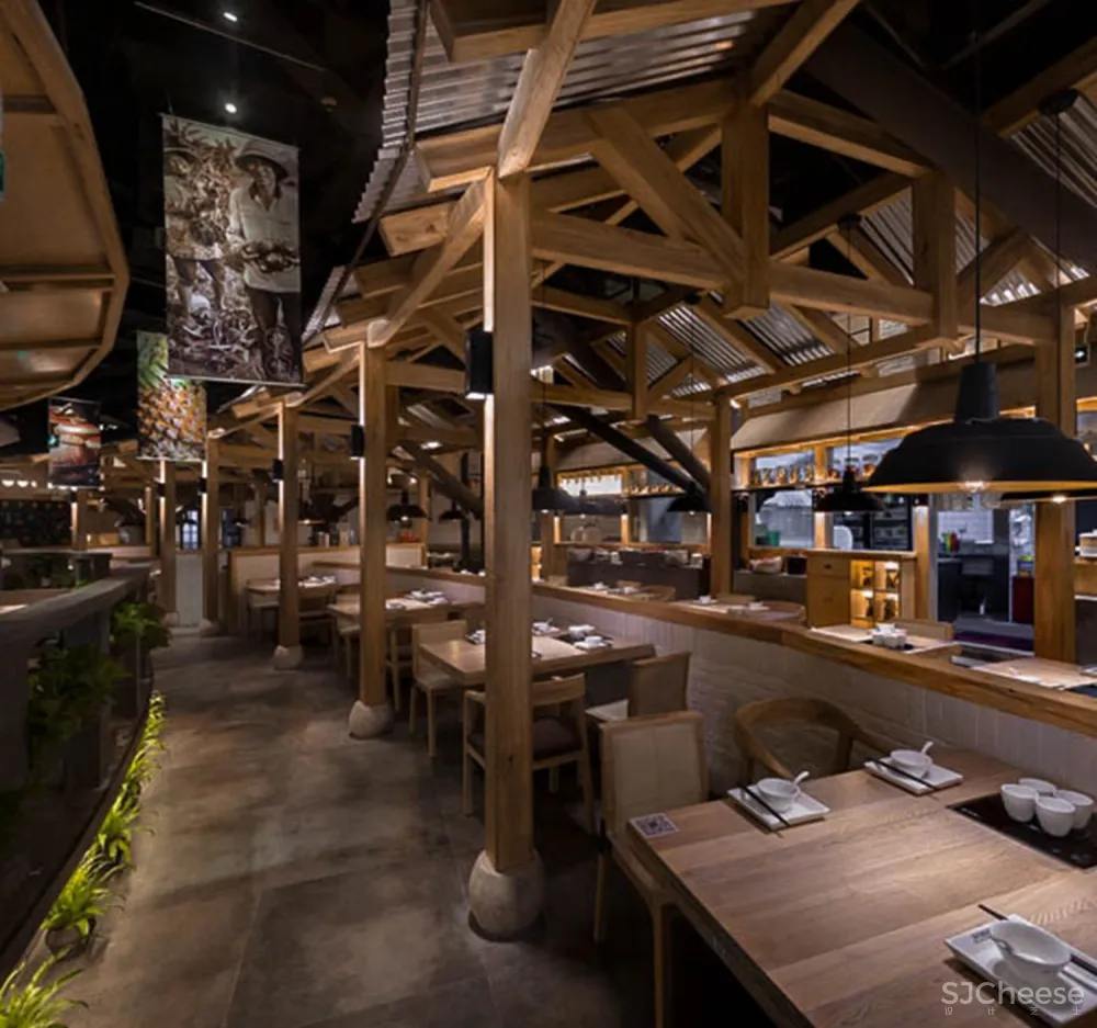 “拾味馆”餐厅设计，重拾骨子里的味道