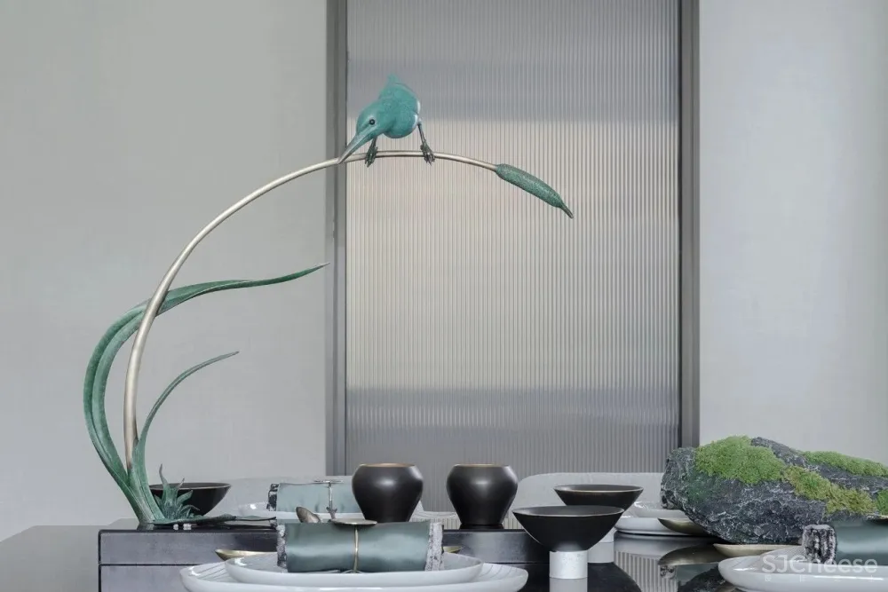 高级灰融合水墨意象,演绎超美新中式!