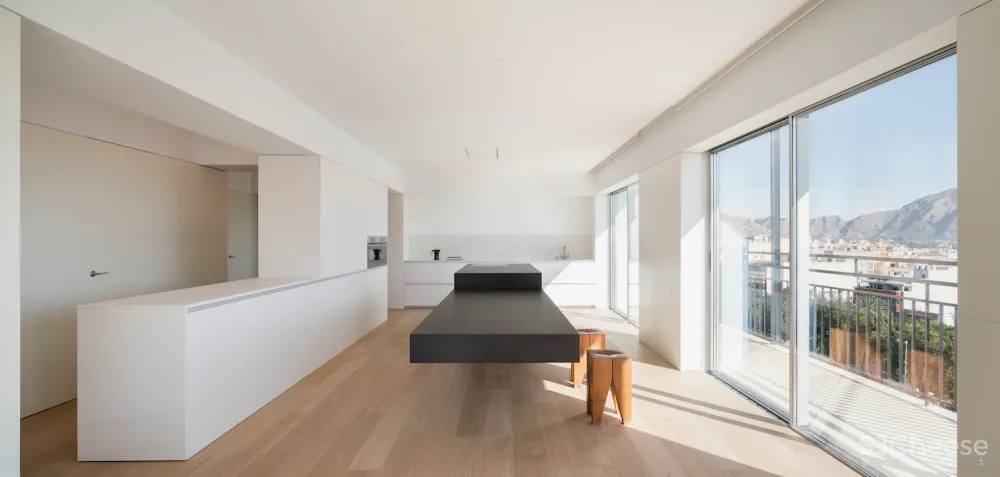 130㎡极简白, 线条简洁才更高级